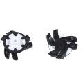 42Pcs Golf Shoe Spikes Pins Non-Slip Turn Fast Twist Screw Spike Accessories Golf Supplies Black + White. 