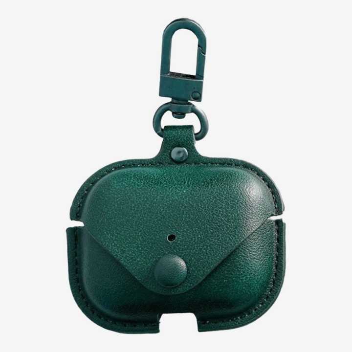Earbuds%20Pro%20Case%20Leather,%20Dust%20Guard%20With%20Keychain%20for%20Airpods%20Pro%20%5BFront%20LED%20Visible%5D%20Protective%20Cover%20Skin%20Men%20Women%20-%20Image%203