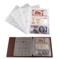 Paper Money Banknote Page Collecting Stamps Holder Sleeves Loose Leaf Page Album Natuo. 