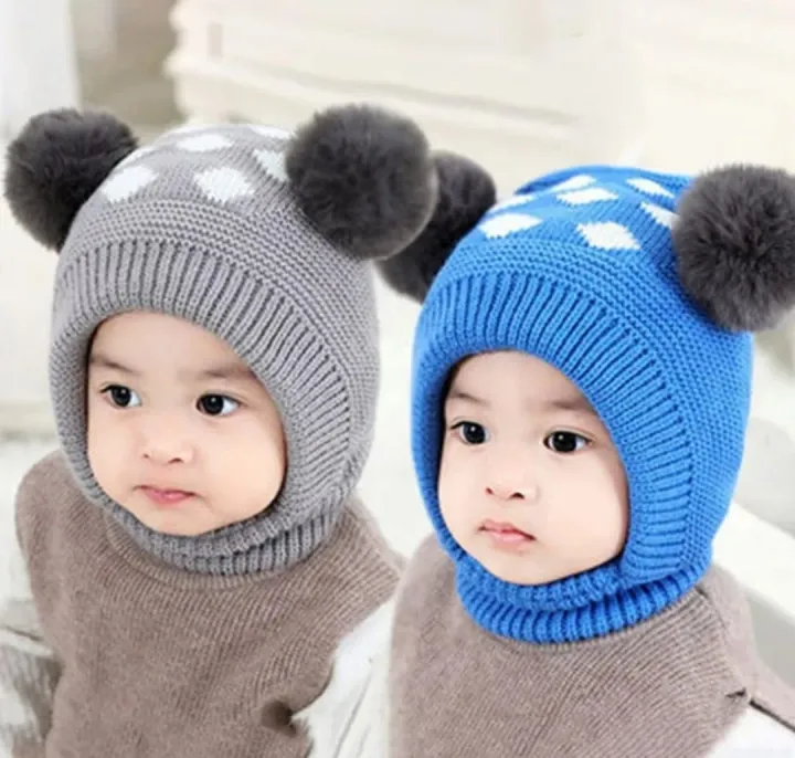 Baby%20Boys%20&%20Girls%20Winter%20Soft%20&%20Warm%20Beanie%20Hats%20Cap%20Topi%20-%20Image%202