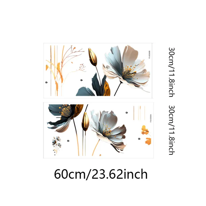Beautiful%20Flower%20Wall%20Sticker%20For%20Living%20Room%20Background%20Decor%20Decals%20Bedroom%20Beautify%20Home%20Decoration%20Self-adhesive%20Wallpaper%20Moyao%20-%20Image%205