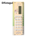 Difutagui 2025 New Ruler Calculator 8 Digits Professional Clear Screen Electronic Calculator Lightweight Electronic Calculator Office Supplies. 