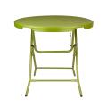 Supreme Bistro Blow Moulded Round Foldable Table (M. Green). 