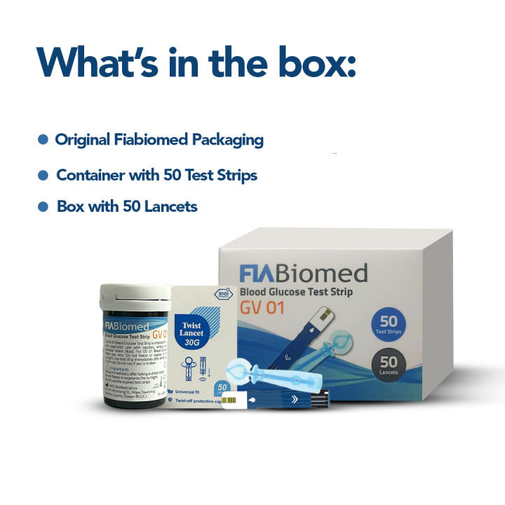 Fiabiomed%20Blood%20Glucose%20Test%20Strips%20GV%2001%20with%20Lancets%20(50%20Strips%20+%2050%20Lancets)%20%7C%20Fast,%20Accurate%20Diabetes%20Monitoring%20Kit%20for%20Home%20&%20Professional%20Use%20%7C%20For%20GV%2001%20Glucometer%20-%20Image%205