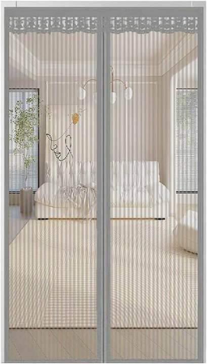 Summer Anti Insect Magnetic Mesh Door Curtain 100x210 cm | Door Net | Musquito Net | Musquito Door Net | Attractive Home Decor | Color May Vary
