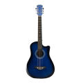 Medellin 38" Blue Burst Carbon Fiber Acoustic Guitar. 