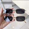 Metal Frame Golden, Sliver & Black Frame  New Fashion Style Sunglasses Square For Women & Men. 