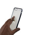 Ring Stent Case for Apple iPhone 8 Plus & iPhone 7 Plus Golden TPU Soft Cover. 