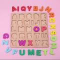 3 in 1 ABC Alphabet Digital Puzzle Wooden Toys Kid Number Letter Shape Matching Jigsaw Board - Toys For Kids |. 