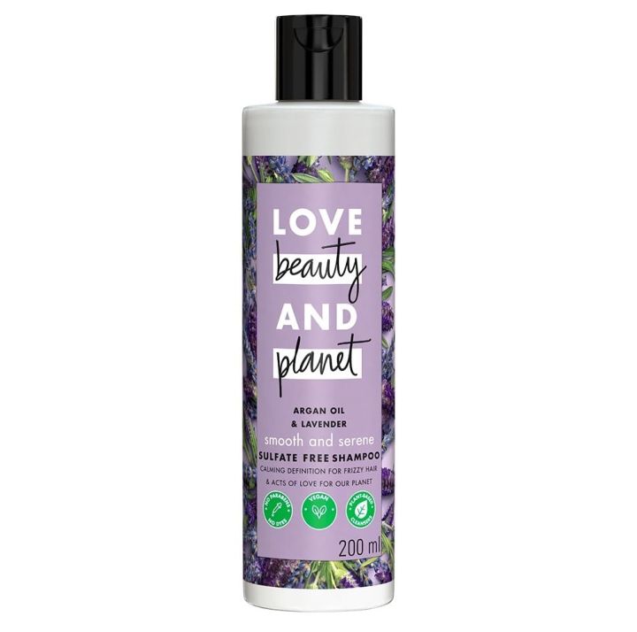 Love%20Beauty%20&%20Planet%20Argan%20Oil%20and%20Lavender%20Sulfate%20Free%20Smooth%20Shampoo%20-%20200ml%20-%20Image%202