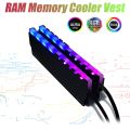 RAM Memory Cooler Vest 5V 3Pin ARGB Desktop PC RAM Cooling Heat Sink Radiator for Computer Motherboard Memory. 