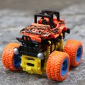 Hot Mini Four Wheel Drive Inertia Rotatable Off-road Toy Car Kid Power Friction Off Road Vehicle Model Toy For Kid Birthday Gift. 