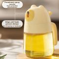 Convenient 300ML Press Type Glass Sealed Automatic Oil Spray Bottle Food Grade Glass Bottle Cooking Oil Bottle Household. 