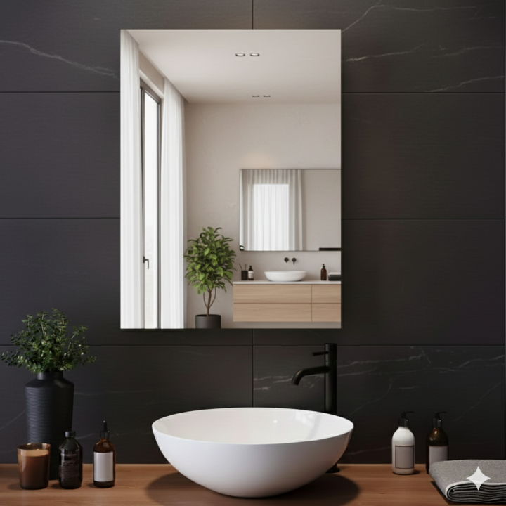 Normal Mirror Shape Bimba Rectangle Shaped Normal Mirror 18'*24