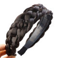 【VisioN Super Shop】Wide Wig Twist Braided Hair Bands Braids Hair Women Fashion Wig Headband Headwear Hair. 