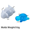 Vylon Cute Little Sea Turtle Silicone Mold DIY Epoxy Resin Casting Mould 3D Animal Crystal UV Glue Making Molds Mini Tabletop Ornament. 