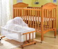 Wooden Cradle For Babies. 