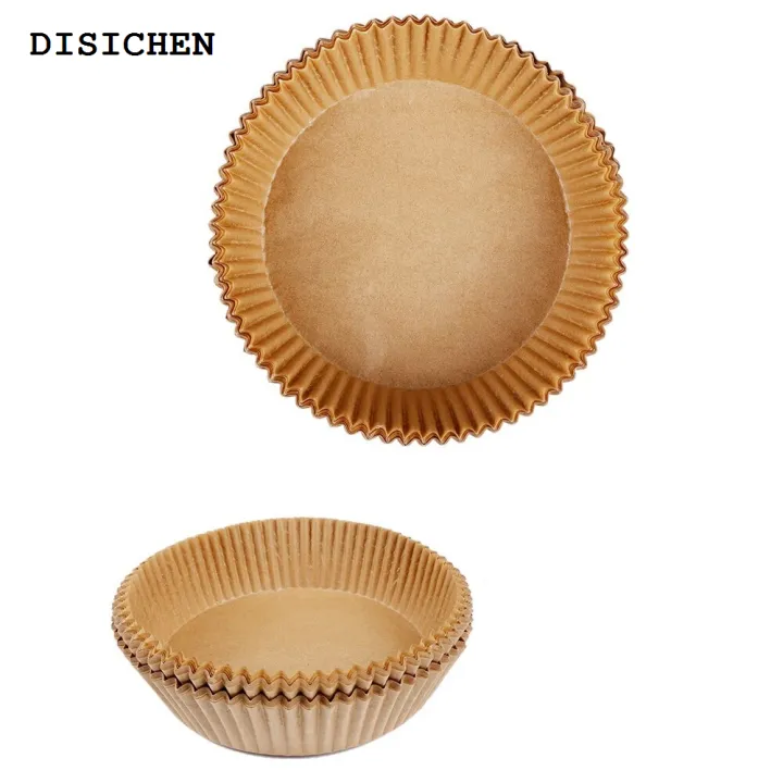 DISICHEN%20Fashion%2050%20Pcs%20Air%20Fryer%20Paper%20Liners%20Non-Stick%20Disposable%20Paper%20Tray%20for%20Air%20Fryer%20Cheesecake%20Air%20Fryer%20Accessories%20Baking%20PaperHats%20Caps%20-%20Image%207