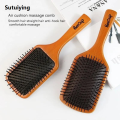 Sutuiying Wooden Airbag Massage Comb Scalp Care Female Curly Hair Household Luxury High-grade Anti-static Hair Loss Large Board Makeup Comb. 