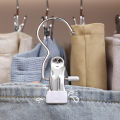Multifunctional Stainless Steel Pants Clip Household Wardrobe Storage Accessories Clothes Hat Sock Clip No Trace Hook Clothespin. 