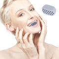 Silicone Bite Ball Jaw Trainer Facial Muscle Activation for Double Chin Reduction. 