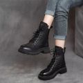 Martin Boots Chunky Boots Women Winter Shoes Comfortable Waterproof Ankle Boot Platform Boots. 