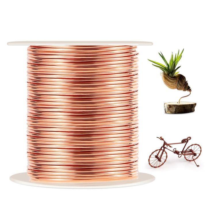 Multipurpose Art and Craft/ Electricity 20 Meters Enameled Copper Wire - 24/34 Gauge (0.23 mm Diameter) - 99.9% Pure Copper Wire - Winding Wire - Magnet Wire