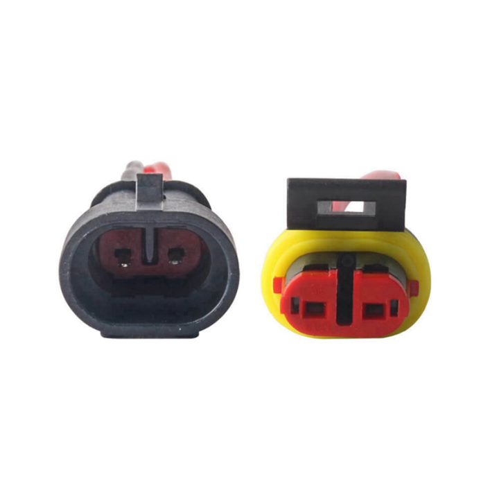 NAMUNY%2010%20Pair%202%20Pin%20Way%20Waterproof%20Electrical%20Wire%20Connector%20Plug%20Set%20Car%20Connectors%20with%20Cable%20for%20Motorcycle,%20Scooter%20Marine%20-%20Image%202