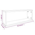 Rectangle Wall Shelves Set Of Four. 