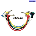 Difutagui 6pcs Audio Cable for Audio Electric Guitar Bass MusLuxury Fashion ic TS 1/4| Right Angle Instrument Parts Accessories. 