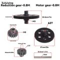 Sutuiying Profesional Anrushide For Wltoys 1/12 124006 12423 12427 12428 12429 RC Car Metal Sales promotion Upgrade Parts Accessories Motor Gear Reduction Gear. 