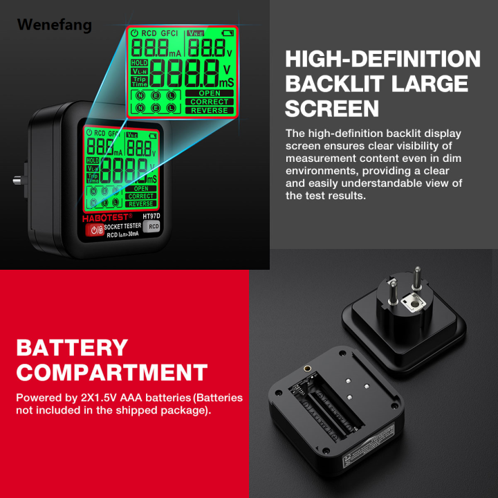 Wenefang%20HABOTEST%20HT97%20Digital%20Socket%20Tester%20Smart%20Voltage%20Detector%20RCD%20Original%20GFCI%20Voltage%20Test%20EU%20US%20UK%20Plug%20Large%20display%20Socket%20Tester%20-%20Image%204