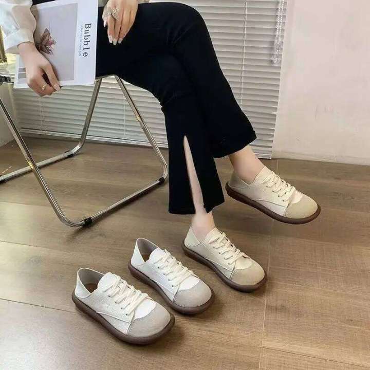Sneakers%20Loafers%20Lace%20Up%20Leather%20Flat%20New%20Spring%20Ladies%20Casual%20Outdoor%20Travel%20and%20Walking%20Women%20Shoes%20-%20Image%202