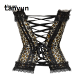 Aixuan {} Pink Corsets for Women Lingerie Leopard Corset Top Plus Profesional New Size Gothic Lace Floral Corset Bustiers Red White. 