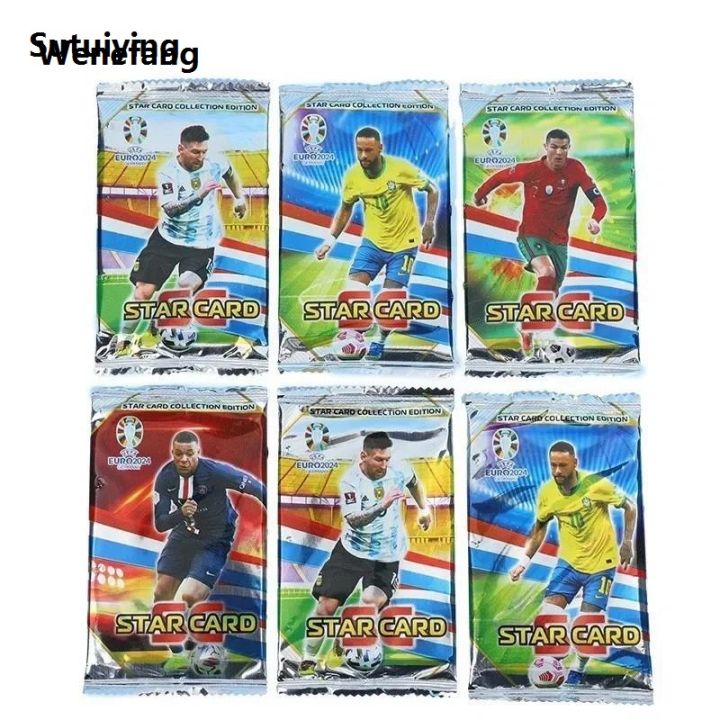 Wenefang%20Sutuiying%20Hot%20288pcs%20Football%20Card%20Stars%20World%20Stars%20Flash%20Hot%20Selling%20Bargain%20price%20Card%20Collection%203D%20Football%20Card%20Album%20-%20Image%205