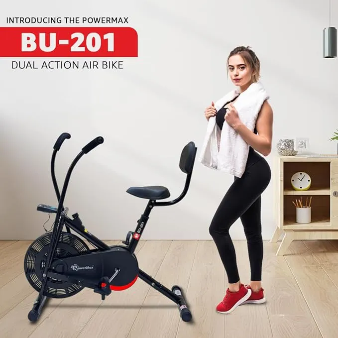 BODy%20GYM%20Dual%20Action%20Air%20Bike/Exercise%20Bike%20for%20Home%20%7CGym%20Cycle%20for%20Workout%20With%20Adjustable%20Cushioned%20Seat%20%7C%20Non-Slip%20Pedals%20%7C%20Moving%20Handles%20Black%20Gym%20Bike,%20Max%20user%20weight%20120%20KG%20-%20Image%202