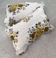 Velvet Comfort Set of 2 Cotton Pillow Cover Case 17x27 Inch for Luxurious Slumber. 