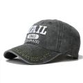 Vintage Flat Denim Hip Hop Cap For Men. 