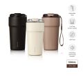 Locknlock Metro Cafe Ceramic Coating Tumbler Thermos Thermal Flask 500ml / Ivory Cocoa Black. 