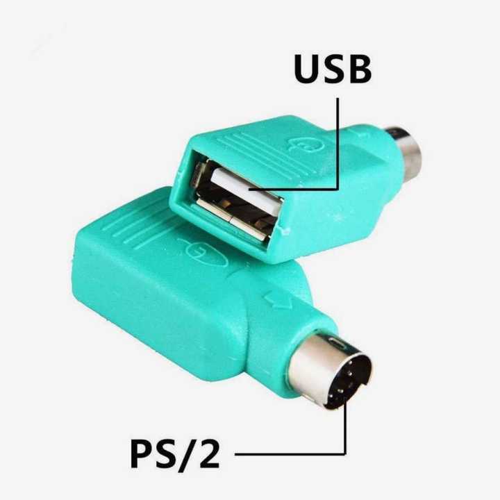 PS2 to USB Female To PS/2 Male Converter Changer Adapter For Keyboard ...
