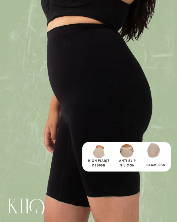 KILO%20Shapewear%20Mid-Thigh%20Shorts%20%E2%80%93%20Black%20-%20Image%202