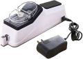 USB Electric Knife Sharpener Adjustable for Kitchen Knives Tool Knife Scissor Sharpening White Medium and Fine Grinding Blade. 