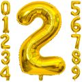 Ichhya Store Giant 40 Inch Gold Number Balloon. 