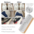2 Pcs Suede Shoe Brush Suede Cleaner Brush Soft Suede Eraser Folded Crepe Shoe Brushes Leather. 