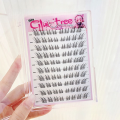 Manga Lashes Glue-Free Self-adhesive False Eyelashes Comic Eye Cat Eye Fake Lashes DIY 3D Eyelash Extension Kit Makeup Tool. 
