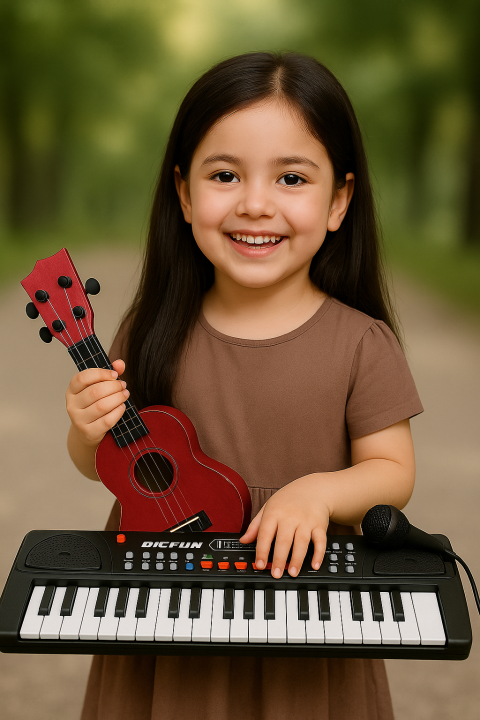 Combo%20Offer%20for%20Kids:%204-String%20Acoustic%20Guitar%20Toy%20And%20Mini%20Children's%20Electronic%20Piano%20-%20Educational%20Musical%20Instruments%20For%20Beginners%20-%20Image%202