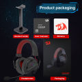 Redragon Chiron H380 Rgb Backlit Gaming Headset, 7.1 Usb Surround Sound Computer Pc Headset Headphones With Microphone. 
