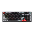 T-Wolf T50 97 Key RGB Backlit Wired Mechanical Keyboard with Multimedia Knob and Dynamic Backlit. 