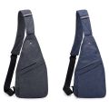 Male Anti-Theft Bagpack Men Sling One Shoulder Bag Boy Waterproof Travel Small Chest Bag Slim Mini Crossbody Bag Black. 