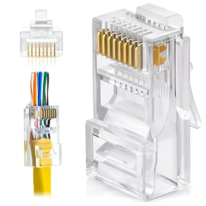 RJ 45 Passthru Jack | Daraz.com.np